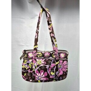 Vera Bradley "Purple Punch" Morgan Shoulder Bag Rare Retired Pattern Y2K